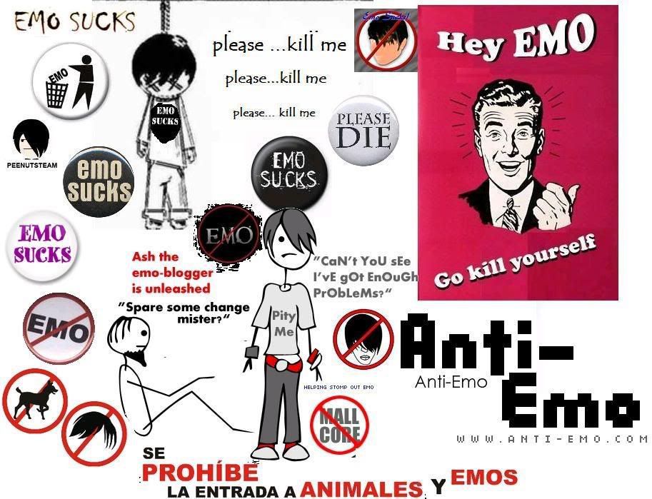 Anti Emo Poster Photo by walalanglast Photobucket